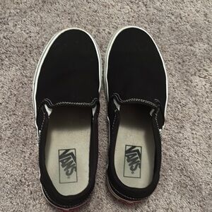 Vans Classic Black Slip-Ons